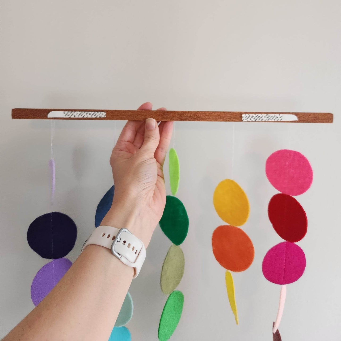 Colorful Modern Felt Wall Hanging