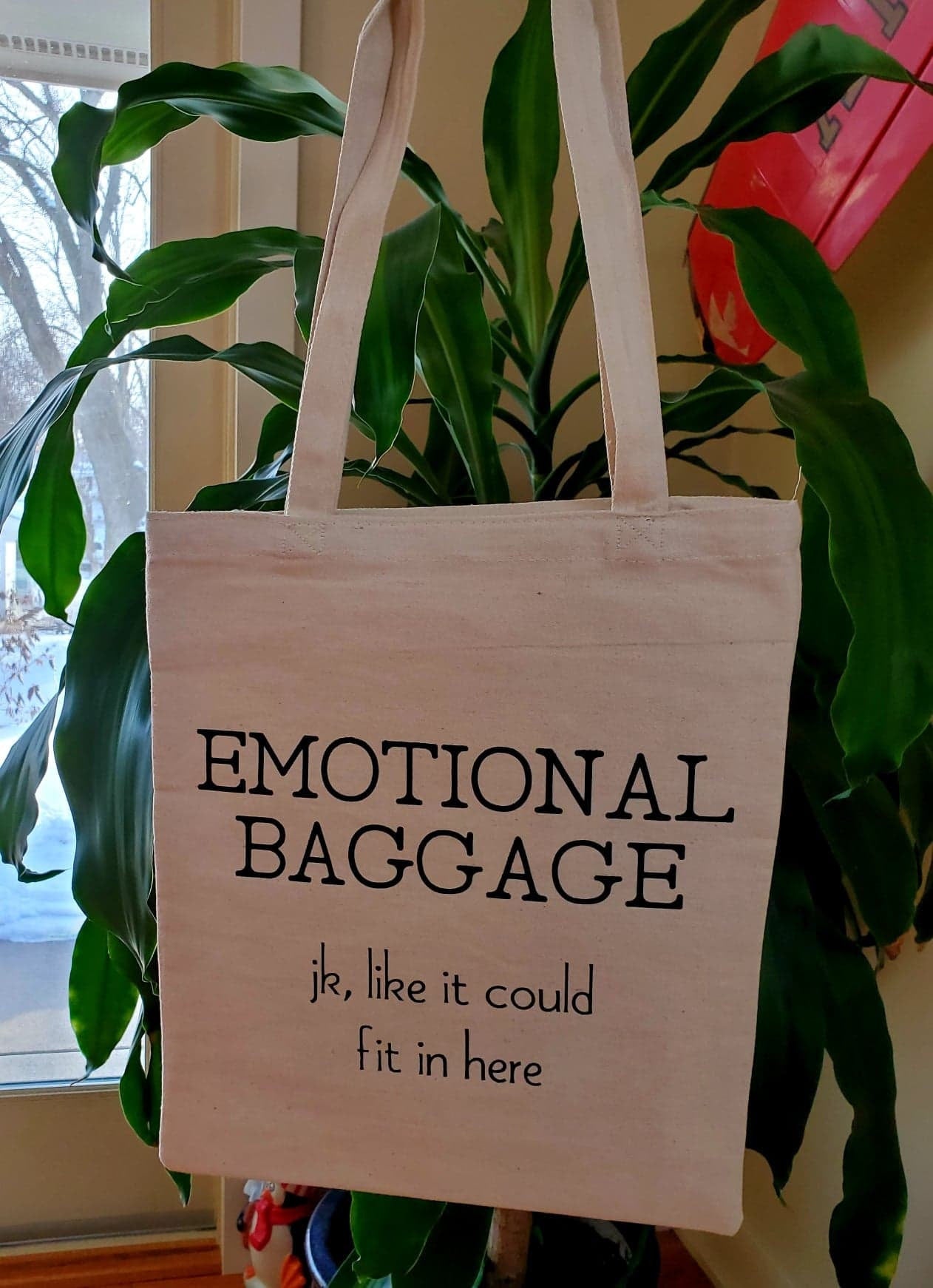 Emotional Baggage Tote Bag - Funny Gift